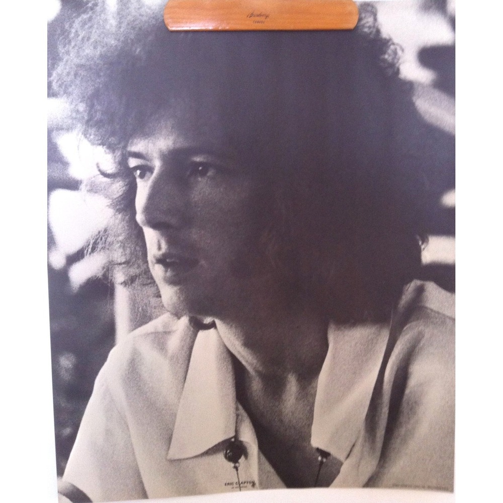 Eric Clapton 1968 Original Black And White Poster